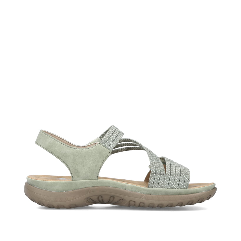 Rieker Artikelnummer 64870-52 Rieker Damen Riemchensandalen mintgrün Wochenangebot