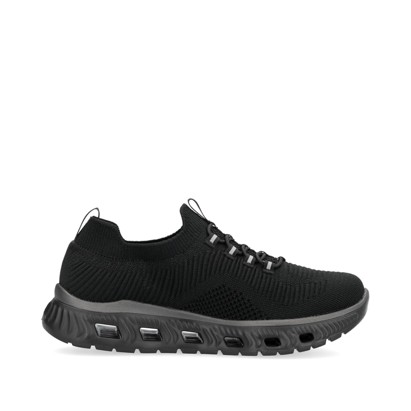 Rieker Artikelnummer M6074-00 Rieker Damen Slipper graphitschwarz Letzte 3 Tage