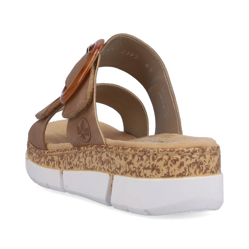Rieker Artikelnummer V2392-62 Rieker Damen Pantoletten sandbeige JETZT KAUFEN