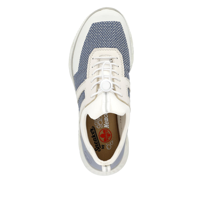 Rieker Artikelnummer M6061-90 Rieker Damen Slipper schwanenweiss Letzte 2 Tage