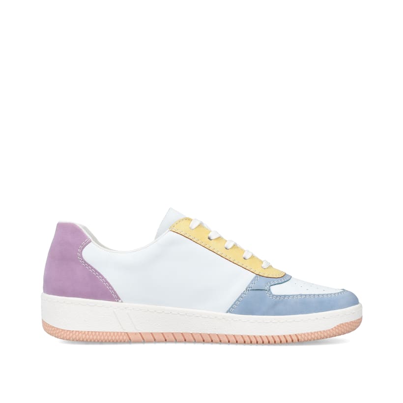 Rieker Artikelnummer M5520-91 Rieker Damen Sneaker Low weiss-bunt Letzter Tag