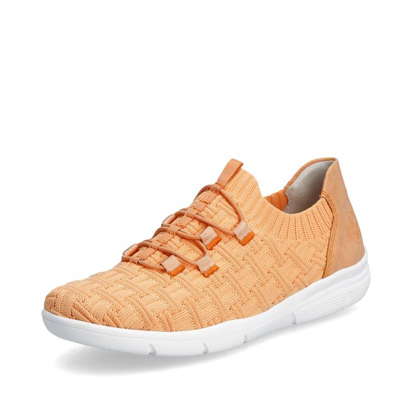 Rieker Artikelnummer L7463-38 Rieker Damen Slipper hellorange Bis zu 50% Rabatt