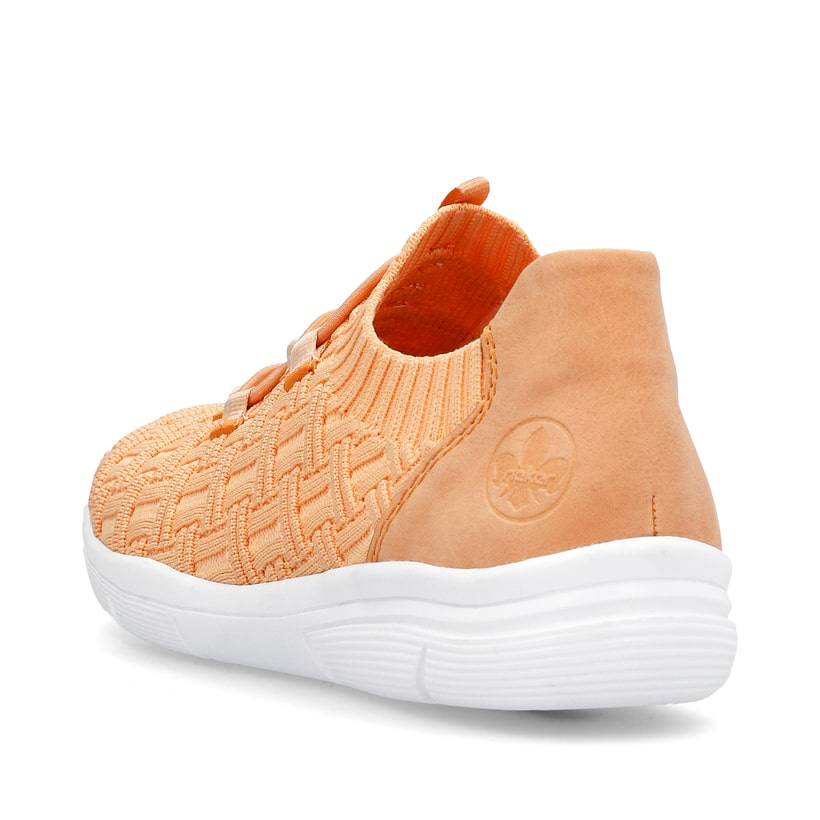 Rieker Artikelnummer L7463-38 Rieker Damen Slipper hellorange Bis zu 50% Rabatt