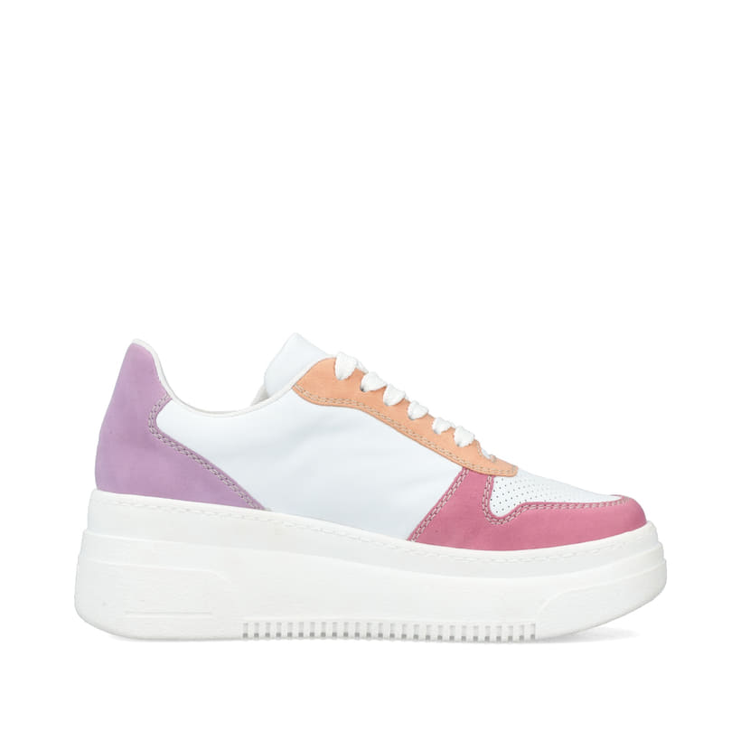 Rieker Artikelnummer M7814-90 Rieker Damen Sneaker Low eisweiss-mehrfarbig Bis zu 60% Rabatt