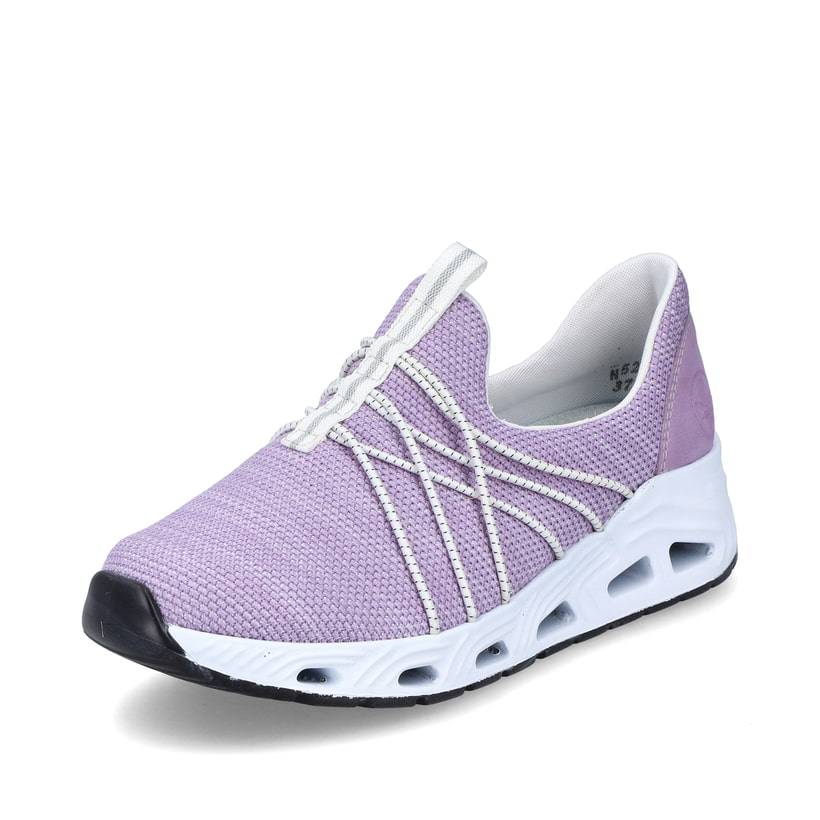 Rieker Artikelnummer N5253-30 Rieker Damen Slipper fliederfaben Vierteljährliche Förderung