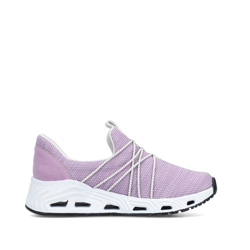 Rieker Artikelnummer N5253-30 Rieker Damen Slipper fliederfaben Vierteljährliche Förderung