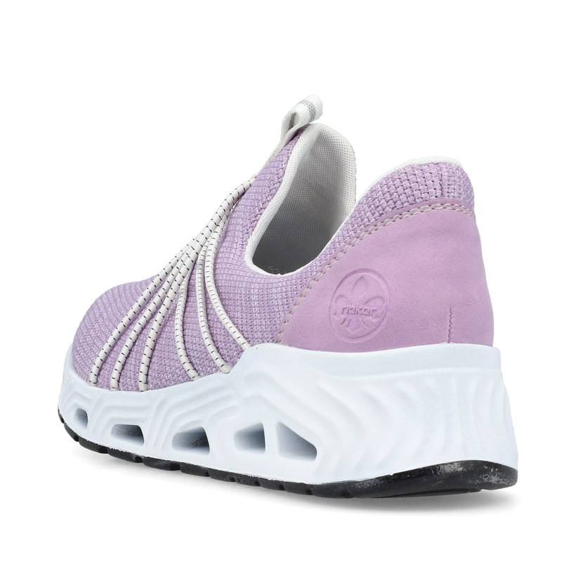 Rieker Artikelnummer N5253-30 Rieker Damen Slipper fliederfaben Vierteljährliche Förderung
