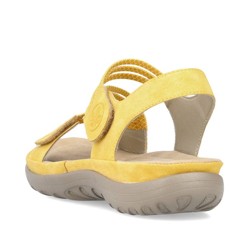 Rieker Artikelnummer 64870-68 Rieker Damen Riemchensandalen zitronengelb Discount Store für neue Produkte