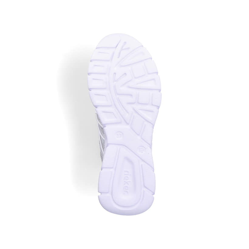 Rieker Artikelnummer 54071-80 Rieker Damen Slipper weiss-rauch Nur noch ein Tag übrig