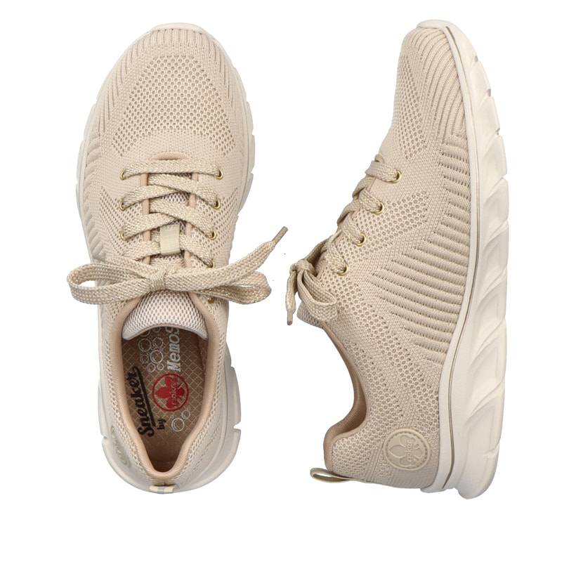 Rieker Artikelnummer 54022-80 Rieker Damen Sneaker Low hellbeige Super Rabatt
