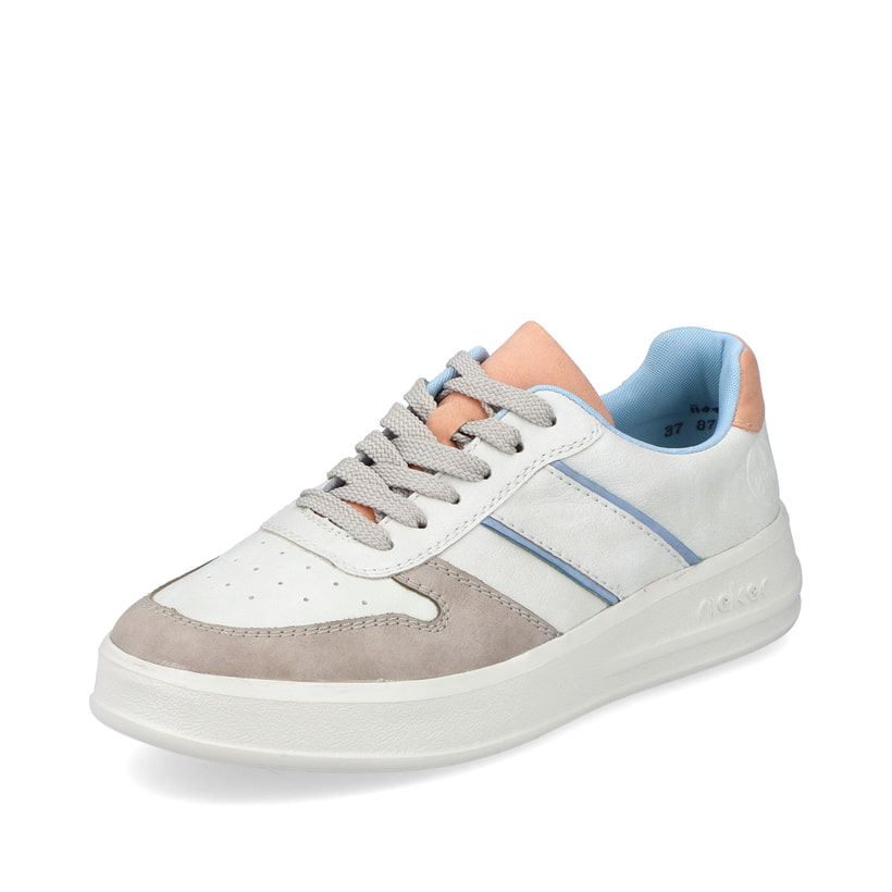 Rieker Artikelnummer M8410-60 Rieker Damen Sneaker Low schwanenweiss 50% Rabatt mit kostenlosem Versand
