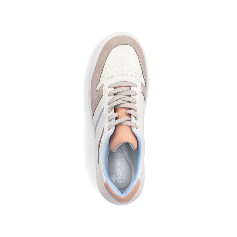 Rieker Artikelnummer M8410-60 Rieker Damen Sneaker Low schwanenweiss 50% Rabatt mit kostenlosem Versand