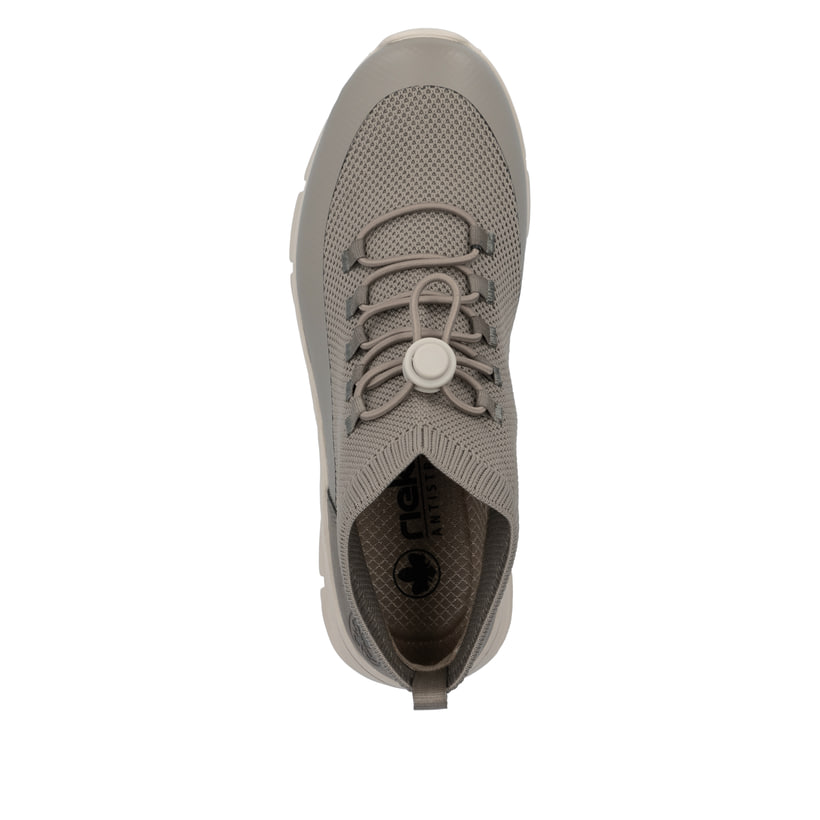 Rieker Artikelnummer 48059-64 Rieker Damen Slipper beigegrau Kostenloser Versand international