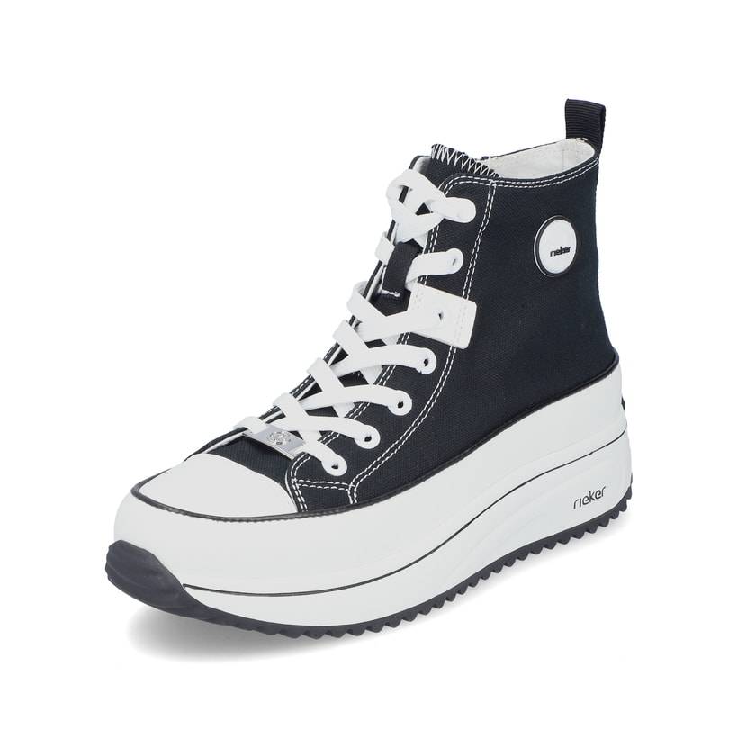 Rieker Artikelnummer 90010-00 Rieker Damen Sneaker High tiefschwarz Black Friday Preise