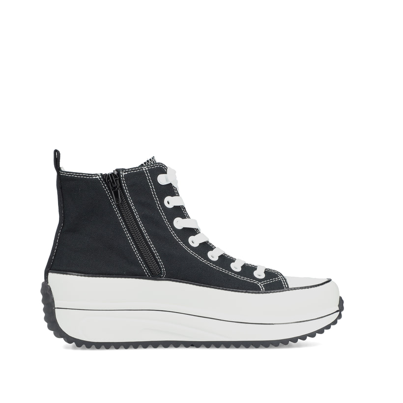 Rieker Artikelnummer 90010-00 Rieker Damen Sneaker High tiefschwarz Black Friday Preise