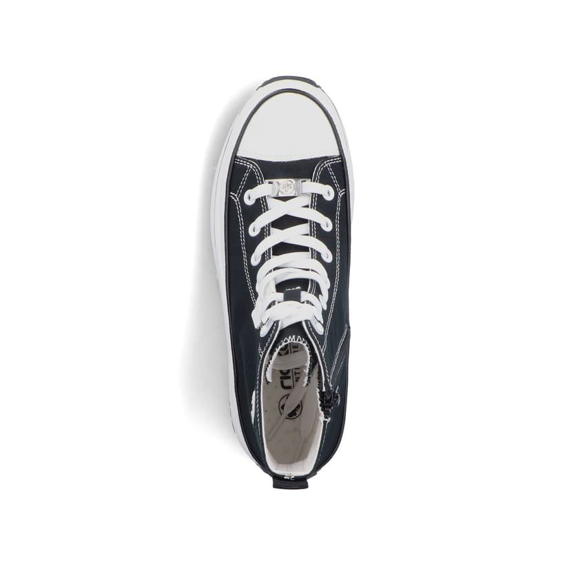 Rieker Artikelnummer 90010-00 Rieker Damen Sneaker High tiefschwarz Black Friday Preise
