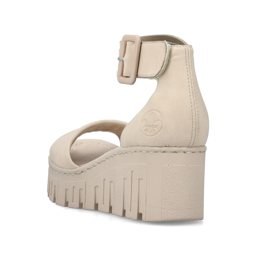 Rieker Artikelnummer 68093-60 Rieker Damen Keilsandaletten sandbeige 2025