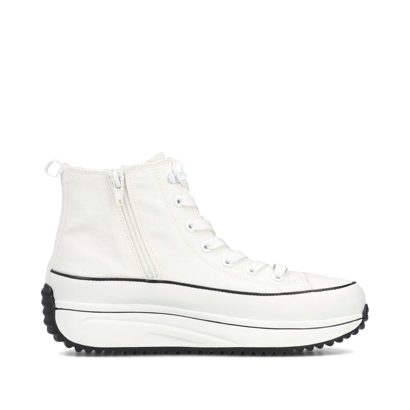 Rieker Artikelnummer 90012-80 Rieker Damen Sneaker High eisweiss Outlet