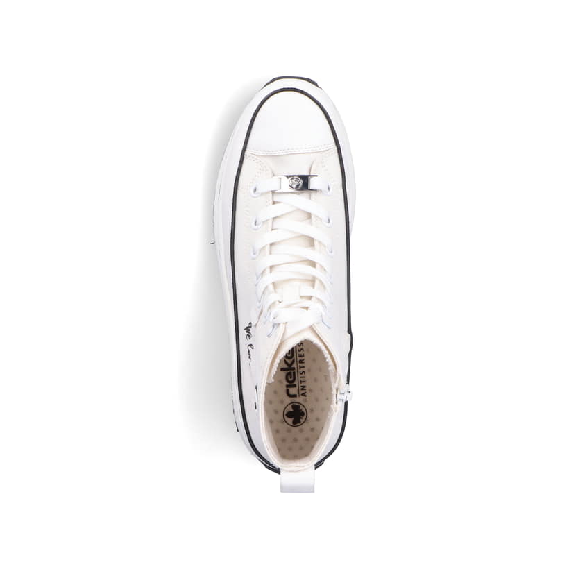 Rieker Artikelnummer 90012-80 Rieker Damen Sneaker High eisweiss Outlet