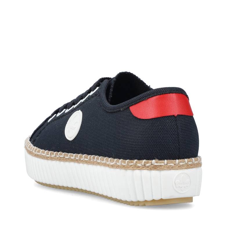 Rieker Artikelnummer M2926-14 Rieker Damen Sneaker Low stahlblau Auslauf