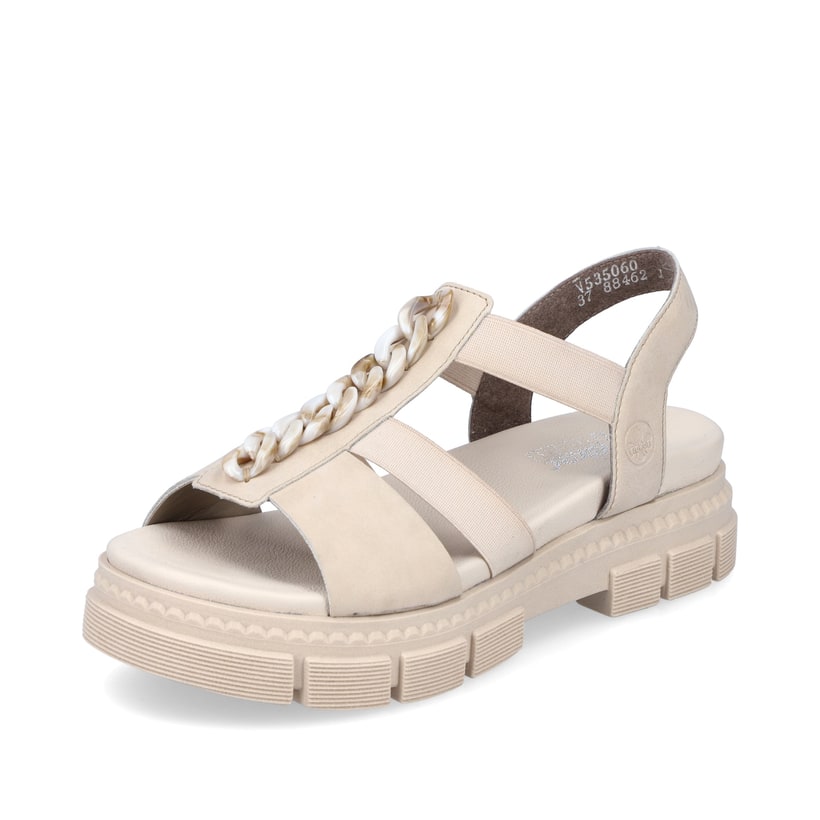 Rieker Artikelnummer V5350-60 Rieker Damen Riemchensandalen hellbeige Hotsell