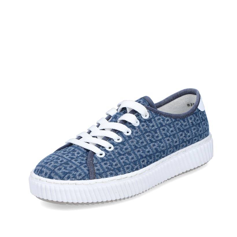 Rieker Artikelnummer M3926-14 Rieker Damen Sneaker Low schieferblau im Angebot