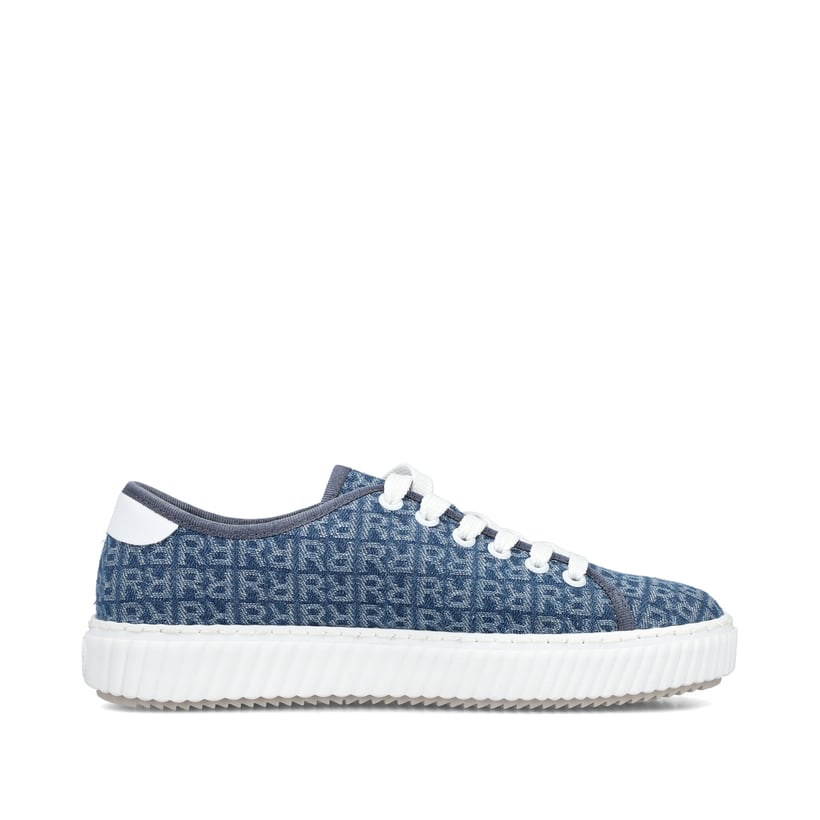 Rieker Artikelnummer M3926-14 Rieker Damen Sneaker Low schieferblau im Angebot