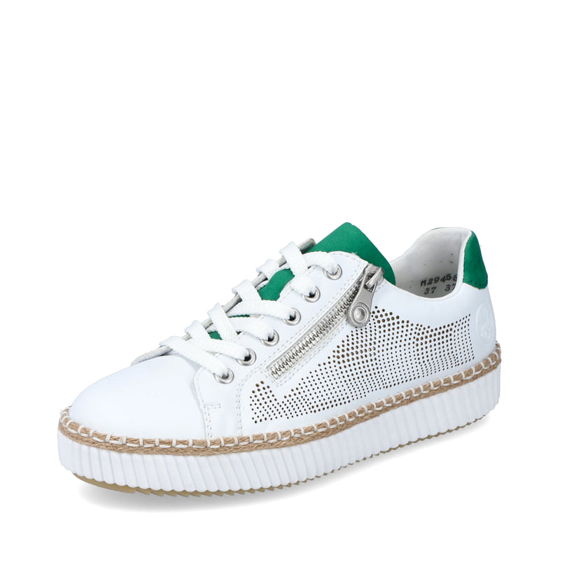Rieker Artikelnummer M2945-80 Rieker Damen Sneaker Low eisweiss Schlussverkauf