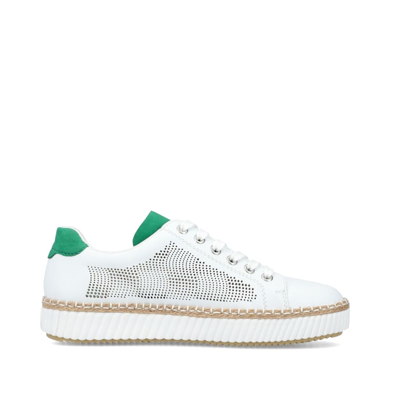 Rieker Artikelnummer M2945-80 Rieker Damen Sneaker Low eisweiss Schlussverkauf