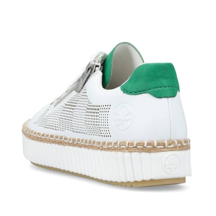 Rieker Artikelnummer M2945-80 Rieker Damen Sneaker Low eisweiss Schlussverkauf
