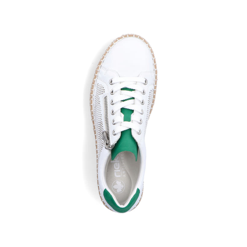 Rieker Artikelnummer M2945-80 Rieker Damen Sneaker Low eisweiss Schlussverkauf