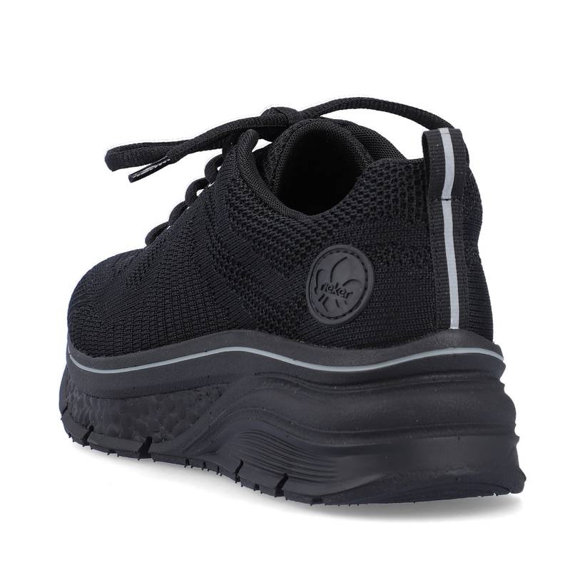 Rieker Artikelnummer 48022-00 Rieker Damen Sneaker Low tiefschwarz Fabrikverkauf