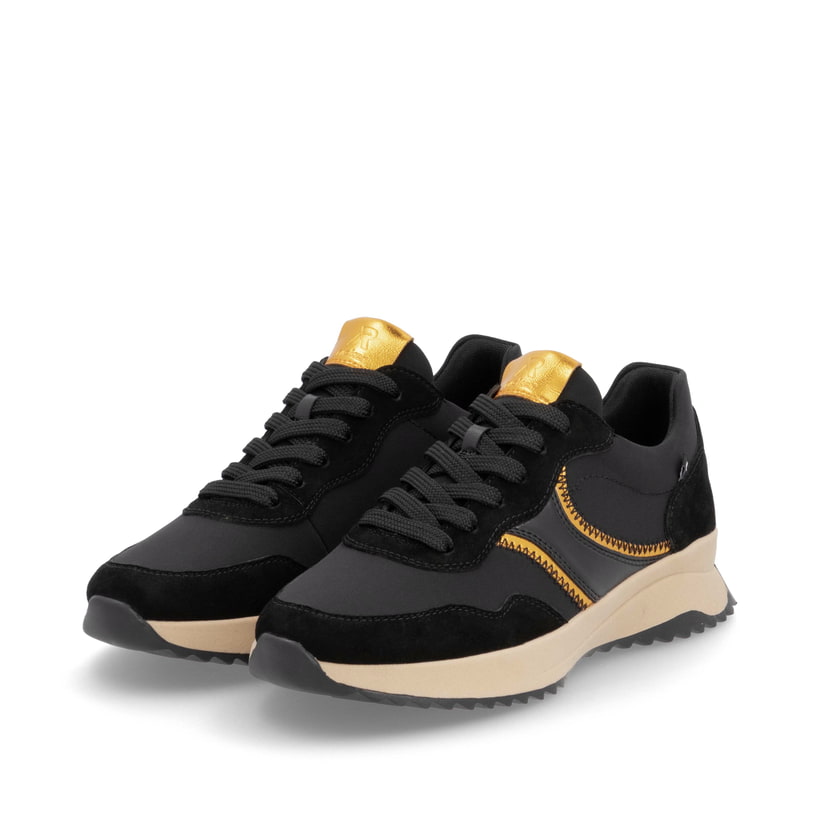 Rieker Artikelnummer W1302-00 Rieker Damen Sneaker Low asphaltschwarz Blitzverkäufe