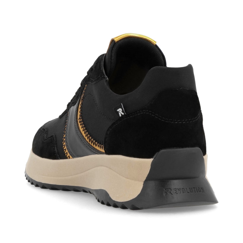Rieker Artikelnummer W1302-00 Rieker Damen Sneaker Low asphaltschwarz Blitzverkäufe