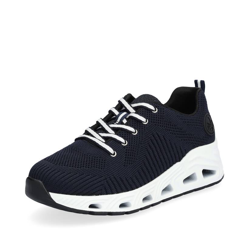 Rieker Artikelnummer N5222-14 Rieker Damen Sneaker Low stahlblau Kostenloser Versand