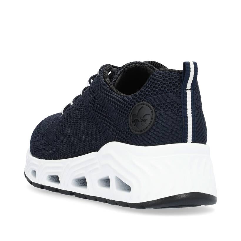 Rieker Artikelnummer N5222-14 Rieker Damen Sneaker Low stahlblau Kostenloser Versand