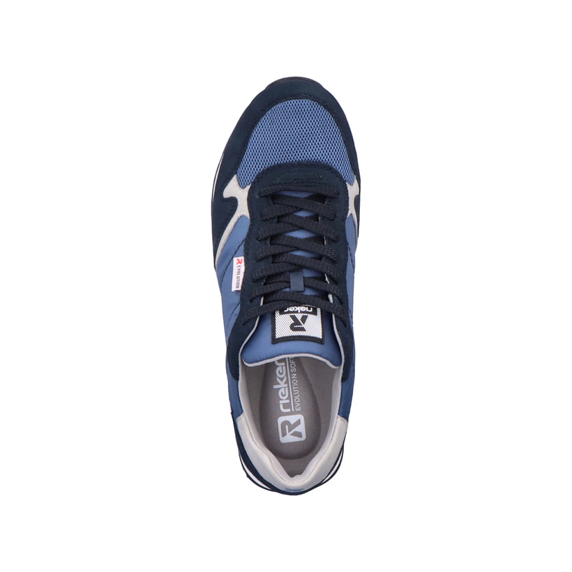 Rieker Artikelnummer U0300-14 Rieker Herren Sneaker Low ocean blue Fabrikpreis