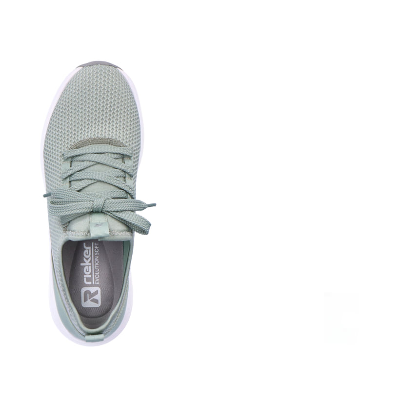 Rieker Artikelnummer 42109-52 Rieker Damen Slipper mint green Sonderangebot
