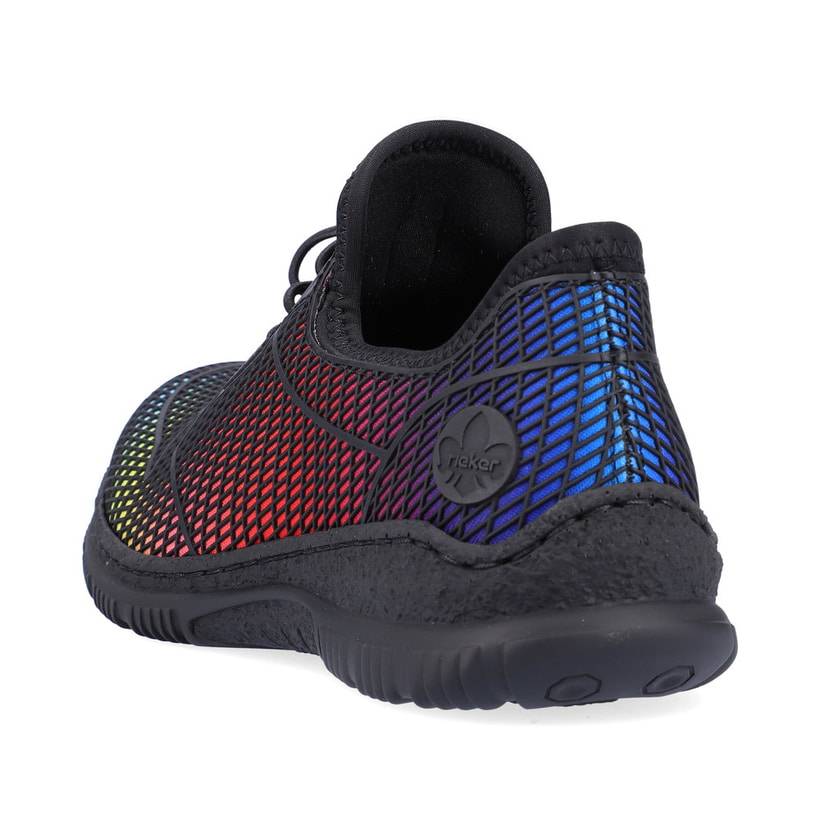 Rieker Artikelnummer N3250-90 Rieker Damen Slipper regenbogenfarben Rabatt