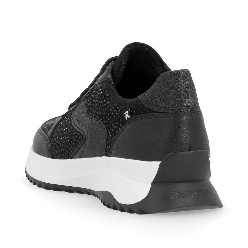 Rieker Artikelnummer W1304-00 Rieker Damen Sneaker Low carbon Großer Ausverkauf