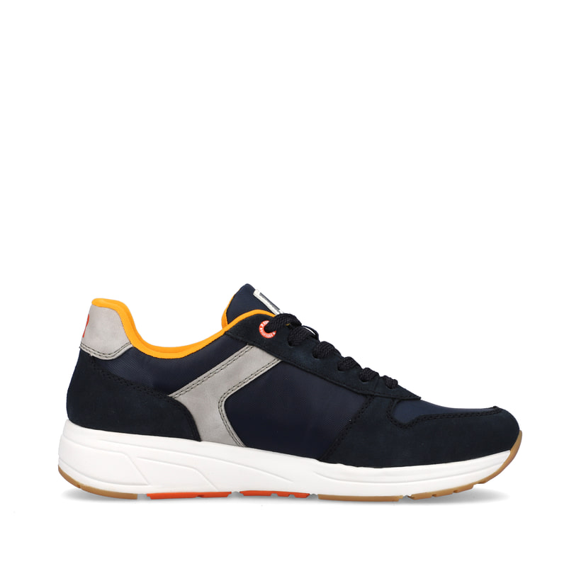 Rieker Artikelnummer 07002-14 Rieker Herren Sneaker Low navy-blue steel-grey Begrenztes Angebot