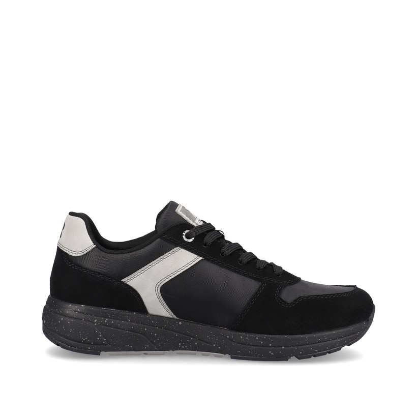Rieker Artikelnummer 07002-00 Rieker Herren Sneaker Low carbon-black silver-grey Exklusivangebot