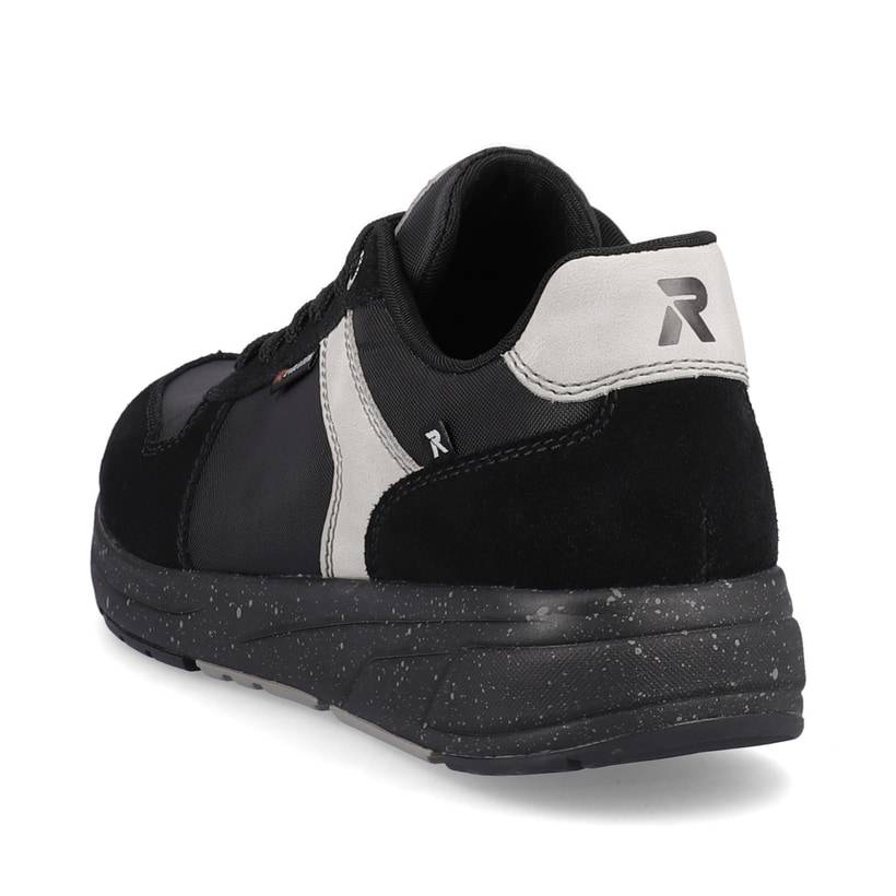 Rieker Artikelnummer 07002-00 Rieker Herren Sneaker Low carbon-black silver-grey Exklusivangebot