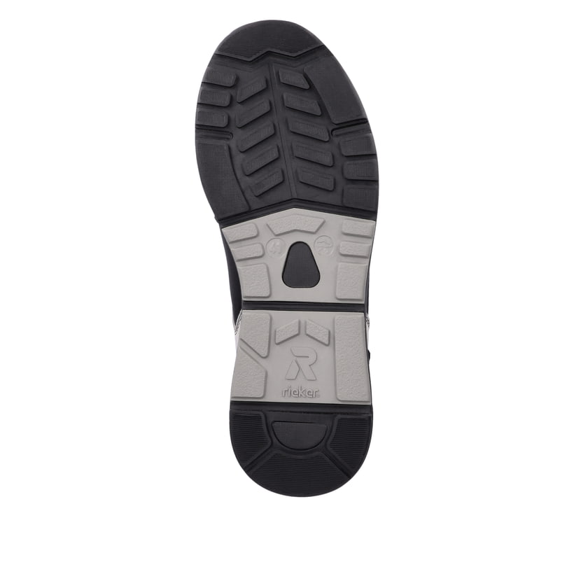 Rieker Artikelnummer 07002-00 Rieker Herren Sneaker Low carbon-black silver-grey Exklusivangebot
