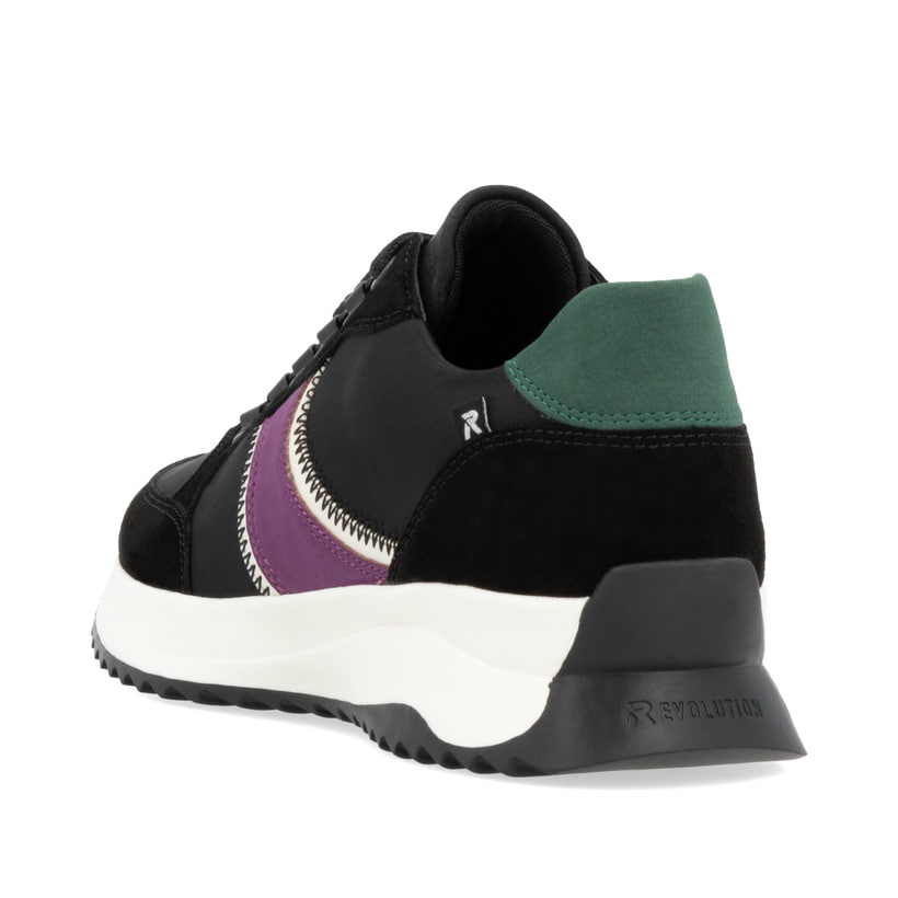 Rieker Artikelnummer W1305-00 Rieker Damen Sneaker Low asphaltschwarz Saisonschlussverkauf