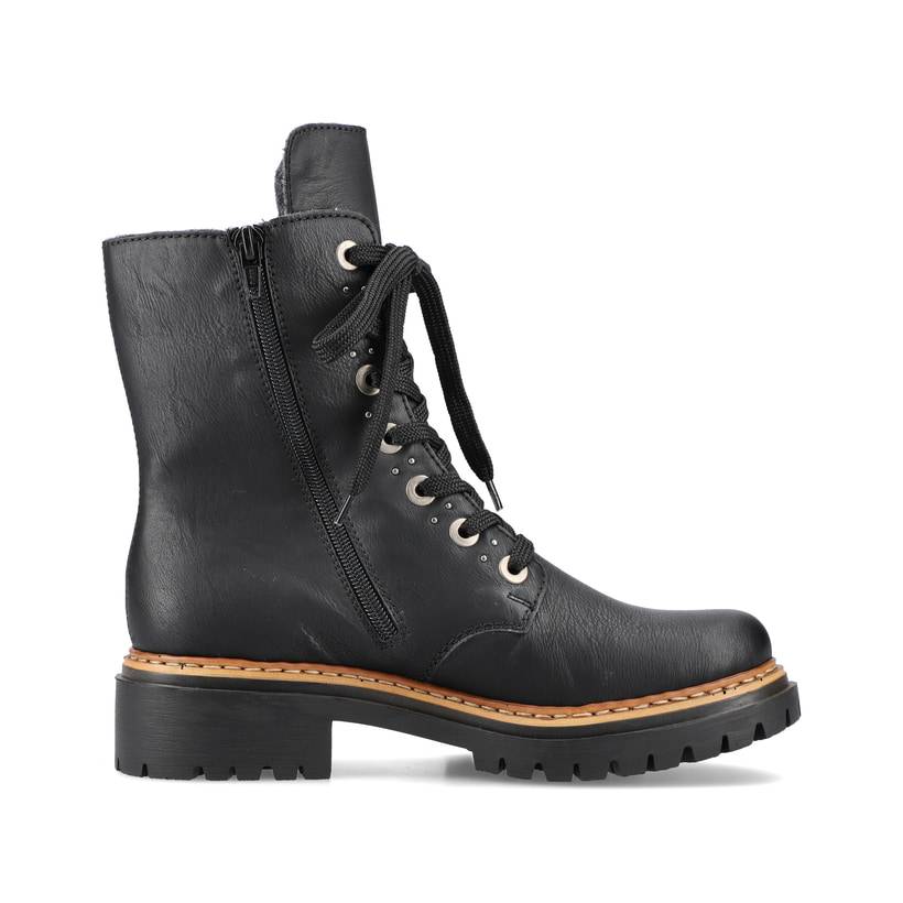 Rieker Artikelnummer 72612-00 Rieker Damen Biker Boots graphitschwarz Osterangebot