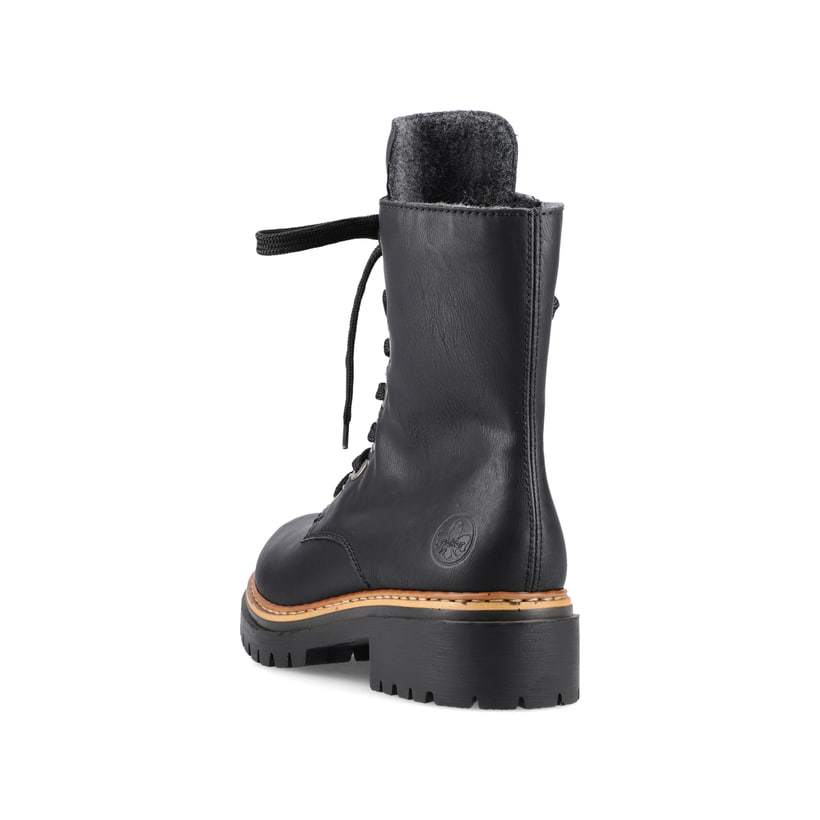 Rieker Artikelnummer 72612-00 Rieker Damen Biker Boots graphitschwarz Osterangebot