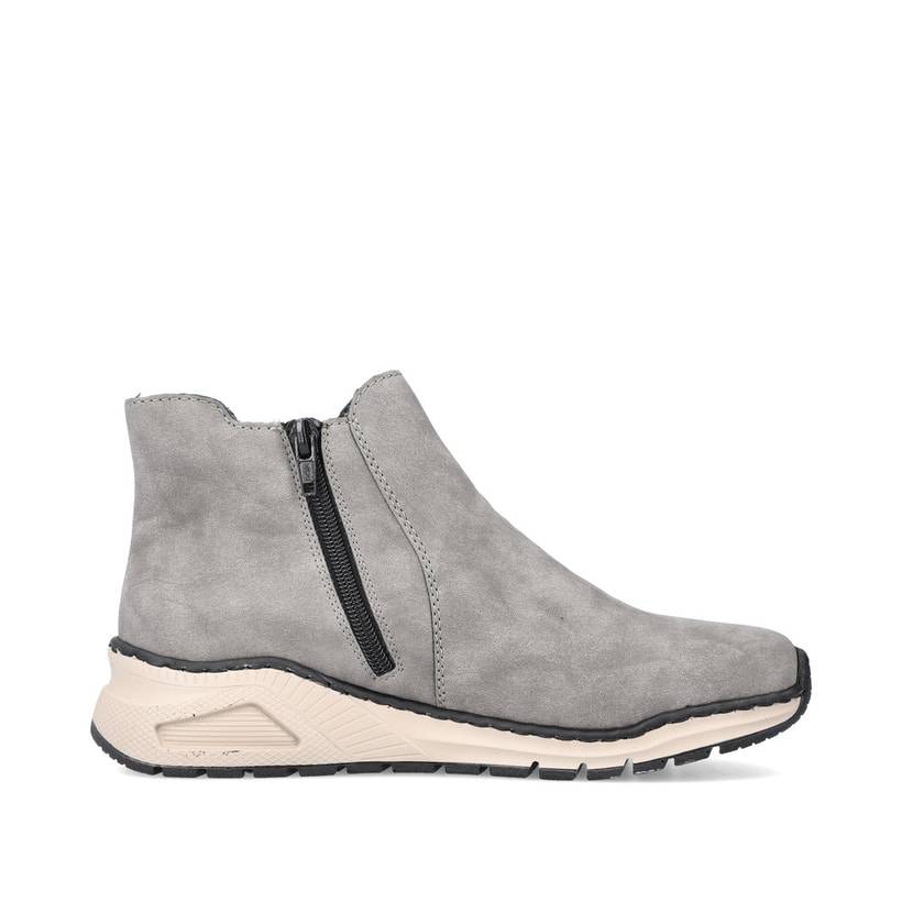 Rieker Artikelnummer M4944-40 Rieker Damen Chelsea Boots silbergrau Muttertagsangebot