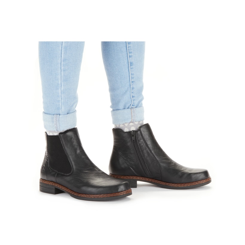 Rieker Artikelnummer 75170-00 Rieker Damen Chelsea Boots nachtschwarz Vatertagsangebot