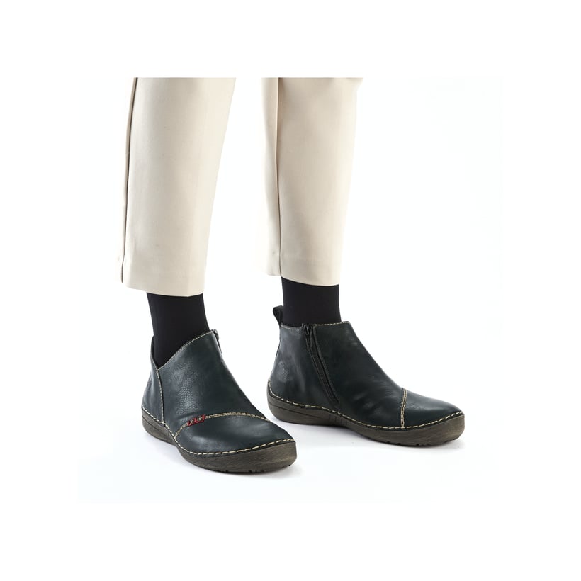 Rieker Artikelnummer 52574-54 Rieker Damen Kurzstiefel petrol Valentinstagsangebot